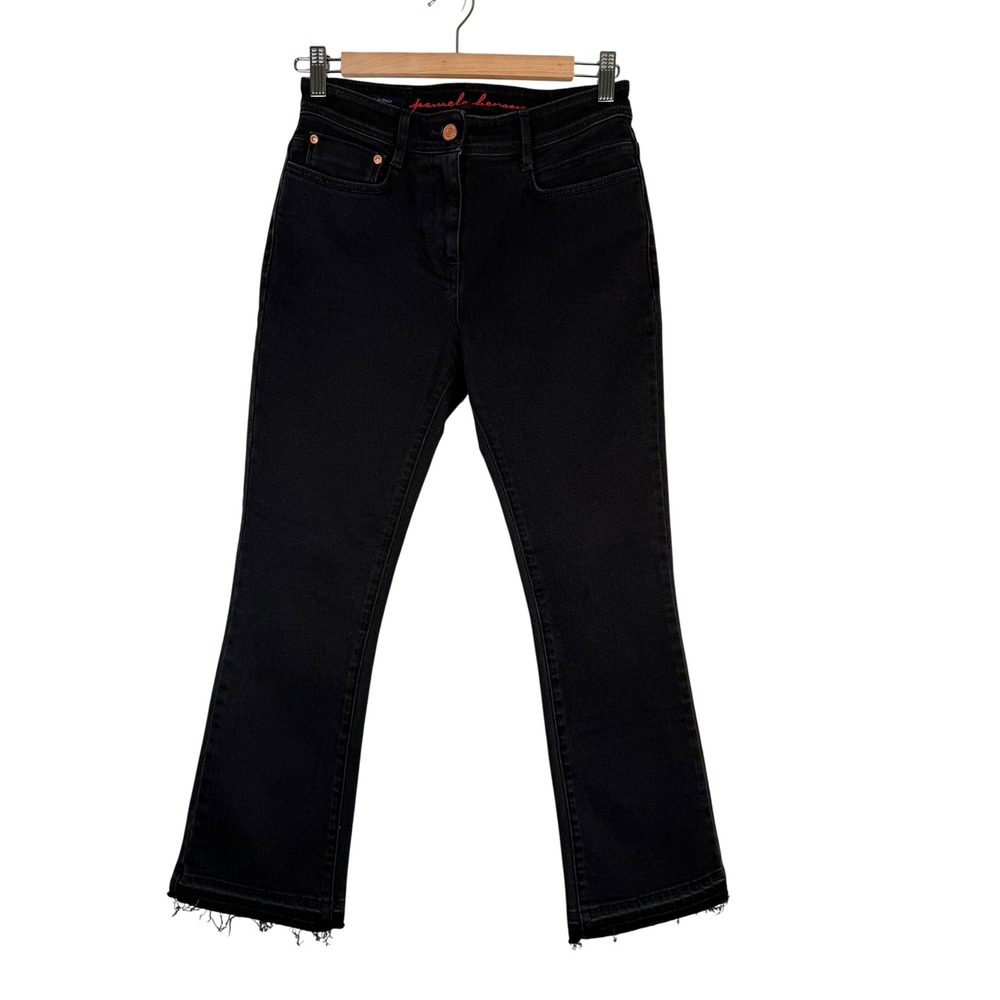 Pamela Henson Black‎ Ankie F J12 Jeans Frayed Hem Made in Italy AG Women's 2/4
